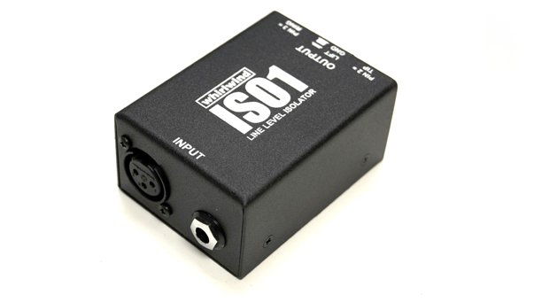 Whirlwind ISO 1 Line Level Isolation Box Single Channel Line Level Isolation Transformer - view 2