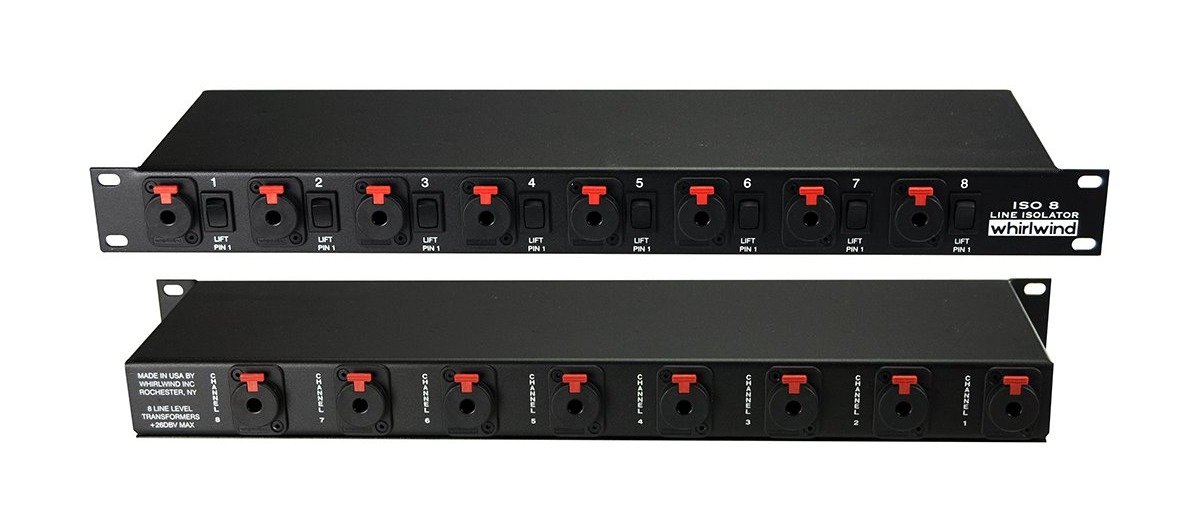 Whirlwind ISO-8 Line Level Isolator and Balancer - view 2