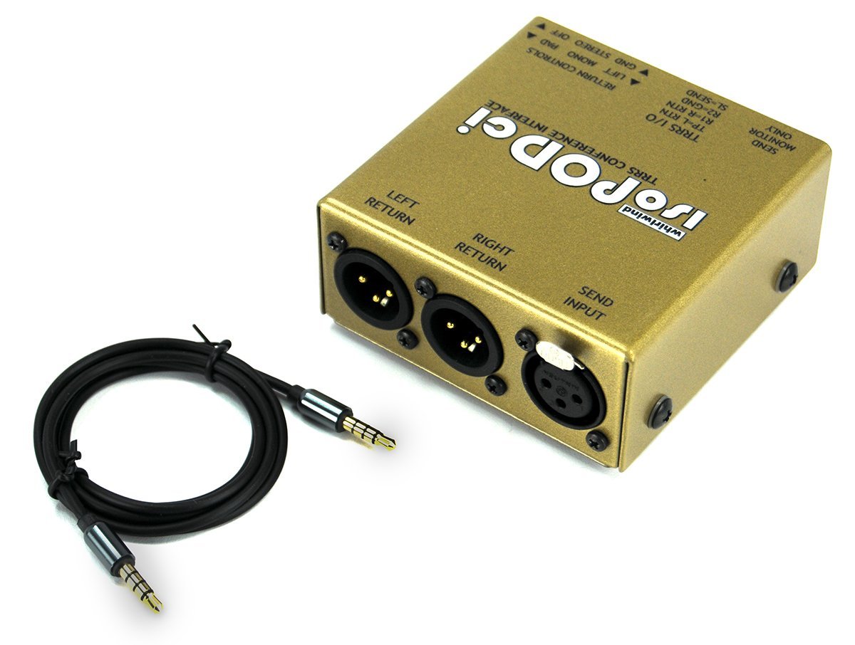 Whirlwind ISOPODCI Mobile Device Audio Interface Transformer Balanced Interface - view 2