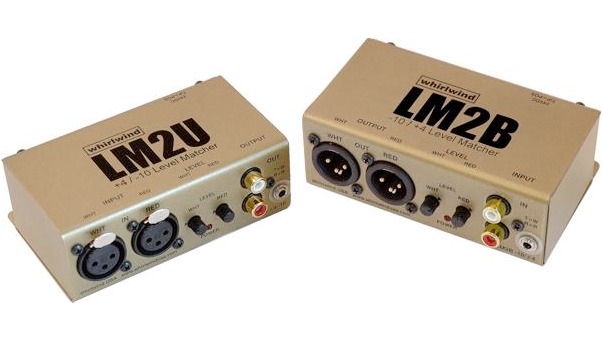Whirlwind LM2U and LM2B Stereo Line Matcher product image