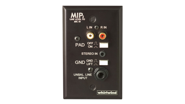 Whirlwind MIP2 Media Input Wall Plate - view 2