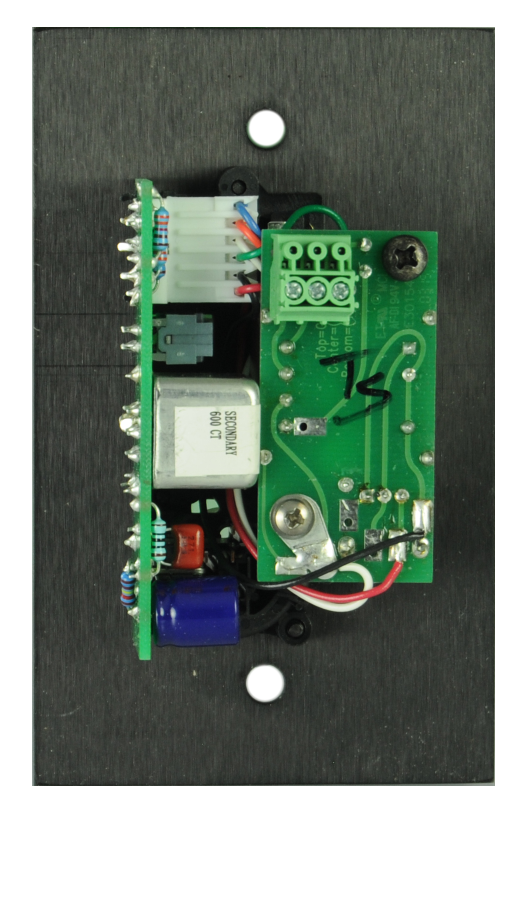 Whirlwind MIP3 Media and Microphone Input Wall Plate - view 3