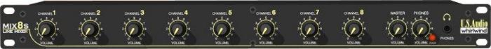 Whirlwind MIX-8S Stereo Line Mixer