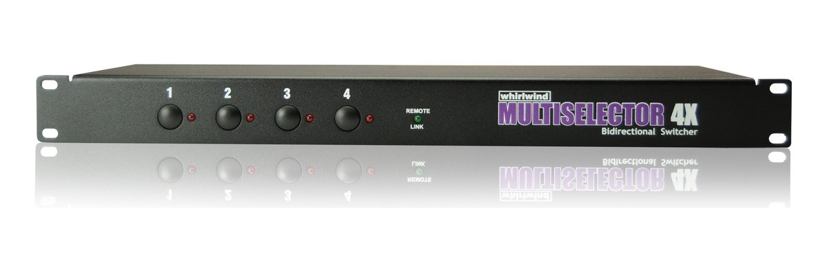 Whirlwind MultiSelector 4X Instrument and Amp Switcher