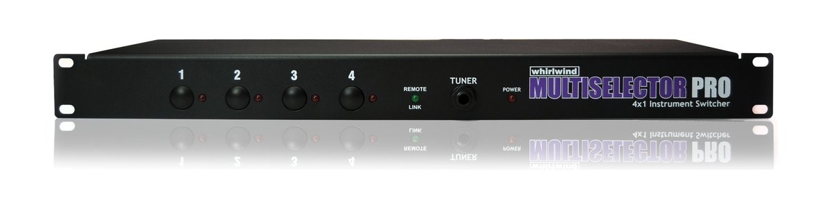 Whirlwind MultiSelector PRO 4-to-1 Instrument Switcher