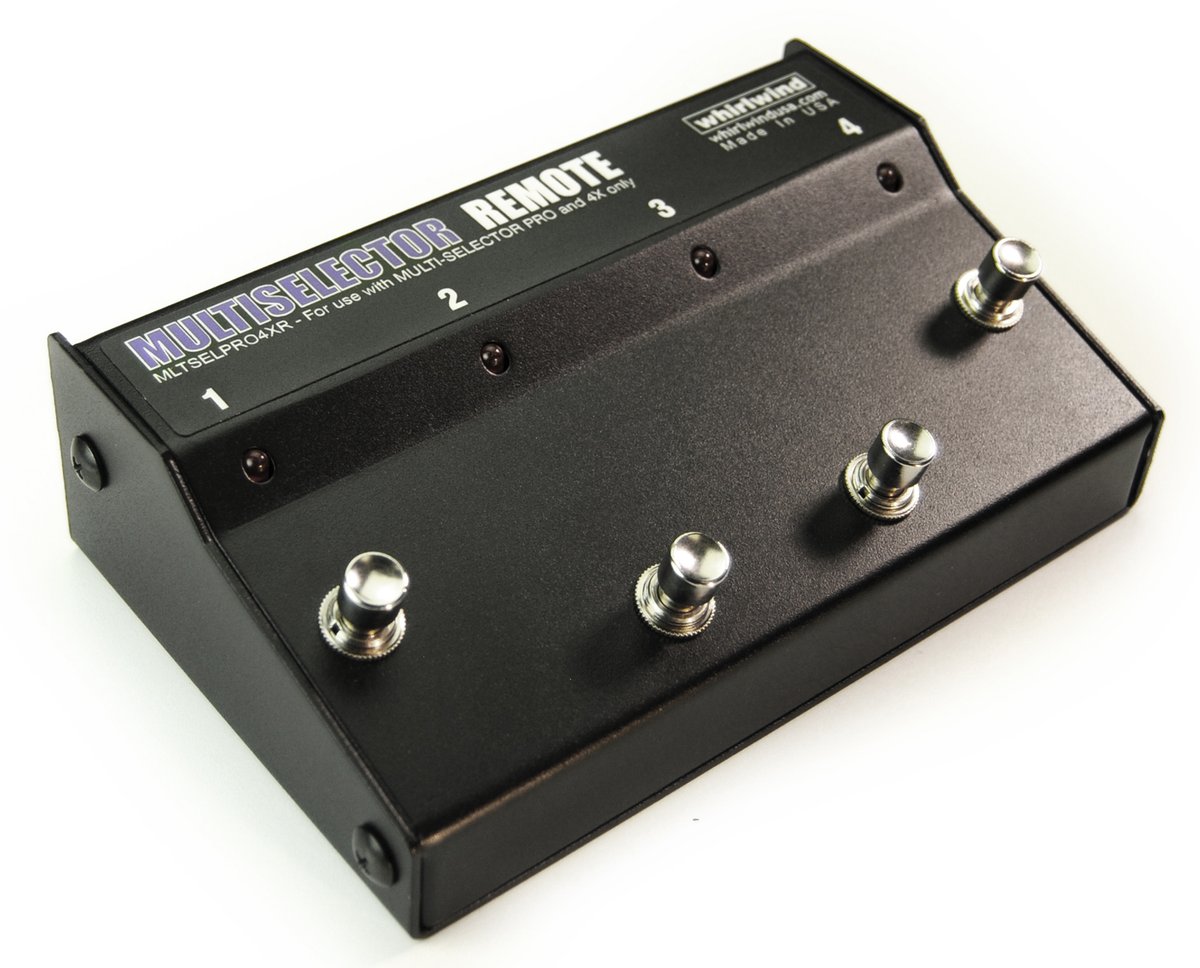 Whirlwind MultiSelector Remote Footswitch