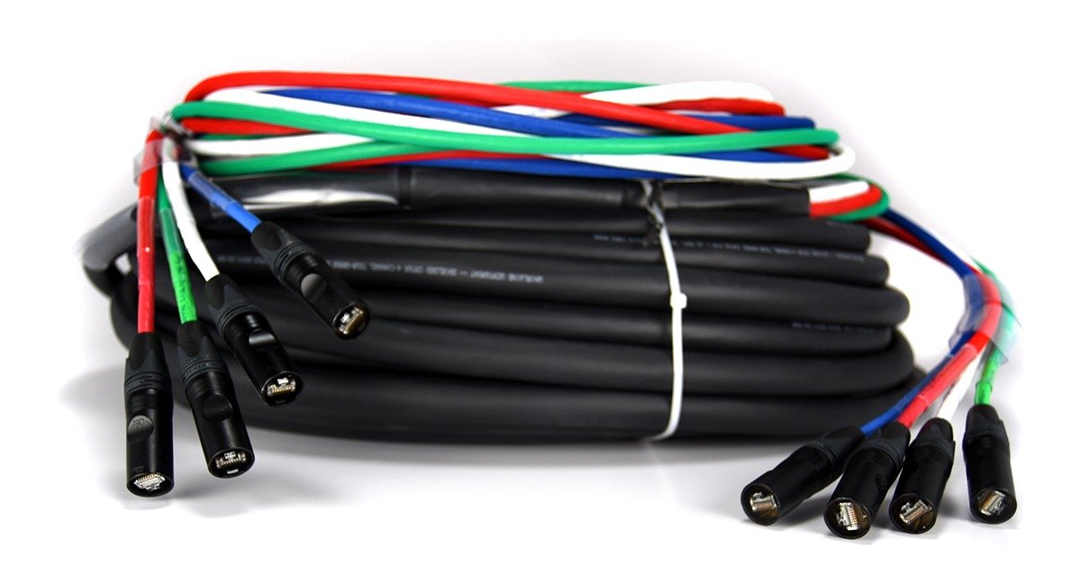 Whirlwind MTD-0-4-C5E Cat-5e Snake, Fan to Fan
