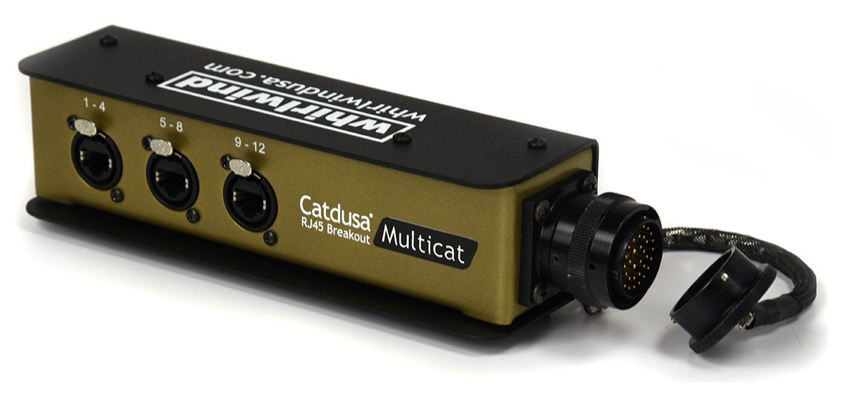 Whirlwind MultiCat 12-Channel RJ45 Breakout Box