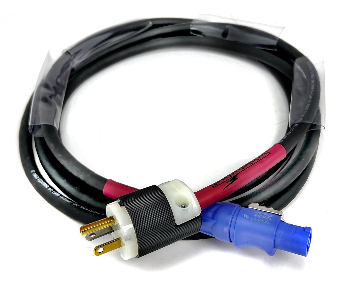 Whirlwind NAC3-520P powerCON to 20 A Edison Cable