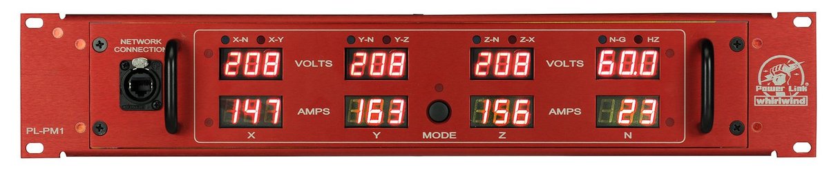 Whirlwind PL-PM1RJ Networked Power Meter - view 2