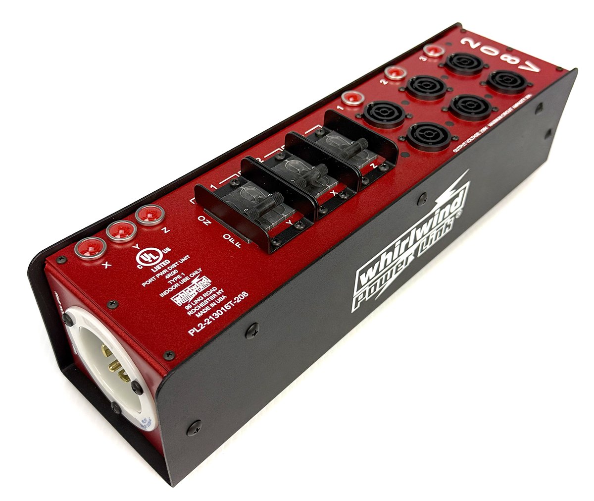 Whirlwind PL2-2130-1-6T-208 Stringer, L2130 In, Six 208 V TRUE1 Out product image