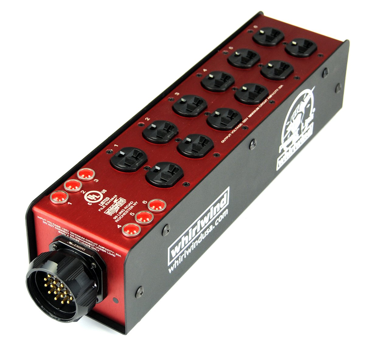 Whirlwind PL2-SPX-1-6E-000 Stringer, SPX19 In, Six Duplex Out