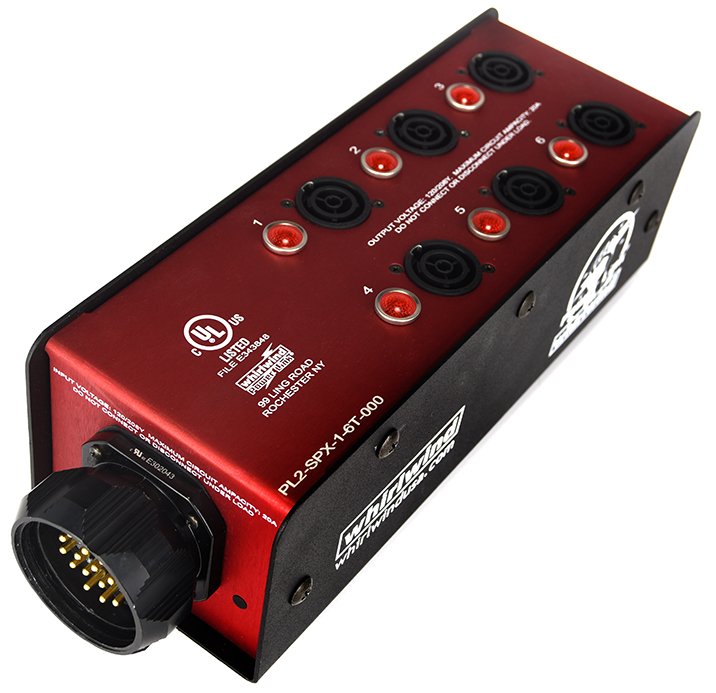 Whirlwind PL2-SPX-1-6T-000 Stringer, SPX19 In, Six TRUE1 Out product image