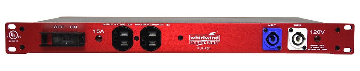 Whirlwind PLR-PS1 Rack Power Pack, powerCON