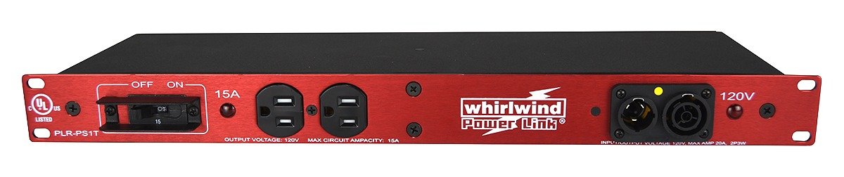 Whirlwind PLR-PS1T Rack Power Pack, powerCON TRUE1