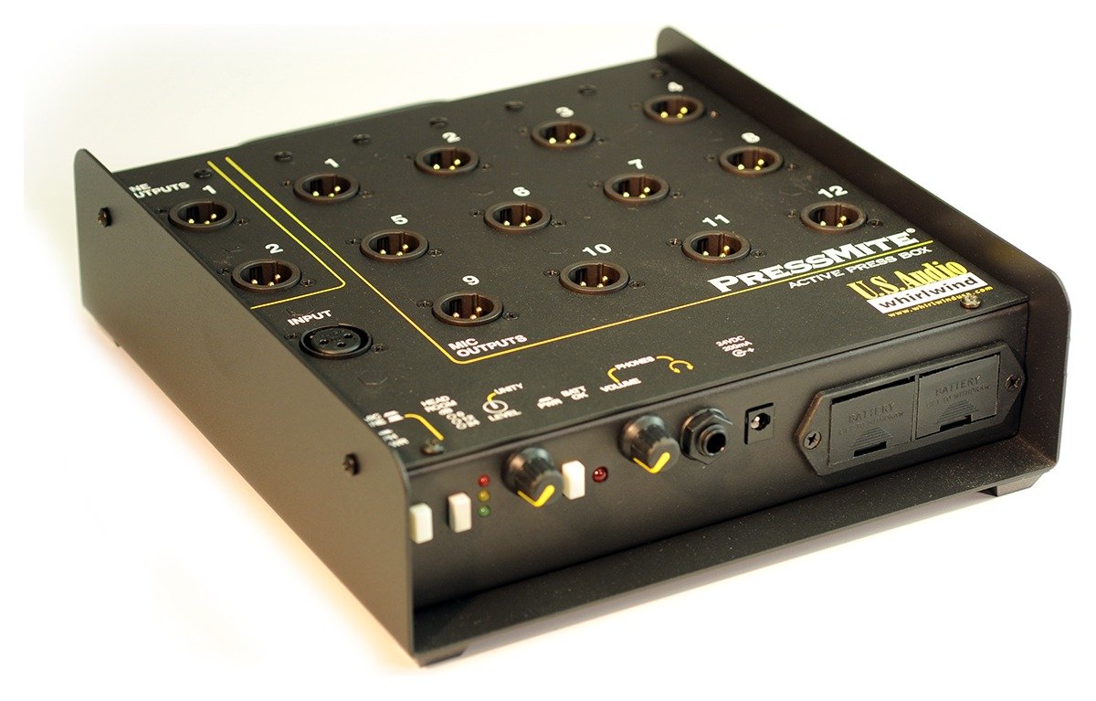Whirlwind PRESSMITE Active Press Box Battery Capable Active Press Box