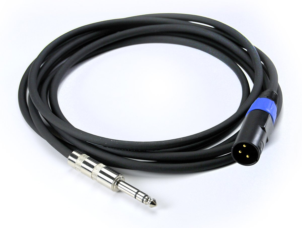 Whirlwind STM 1/4 in. TRS to Male XLR Cable