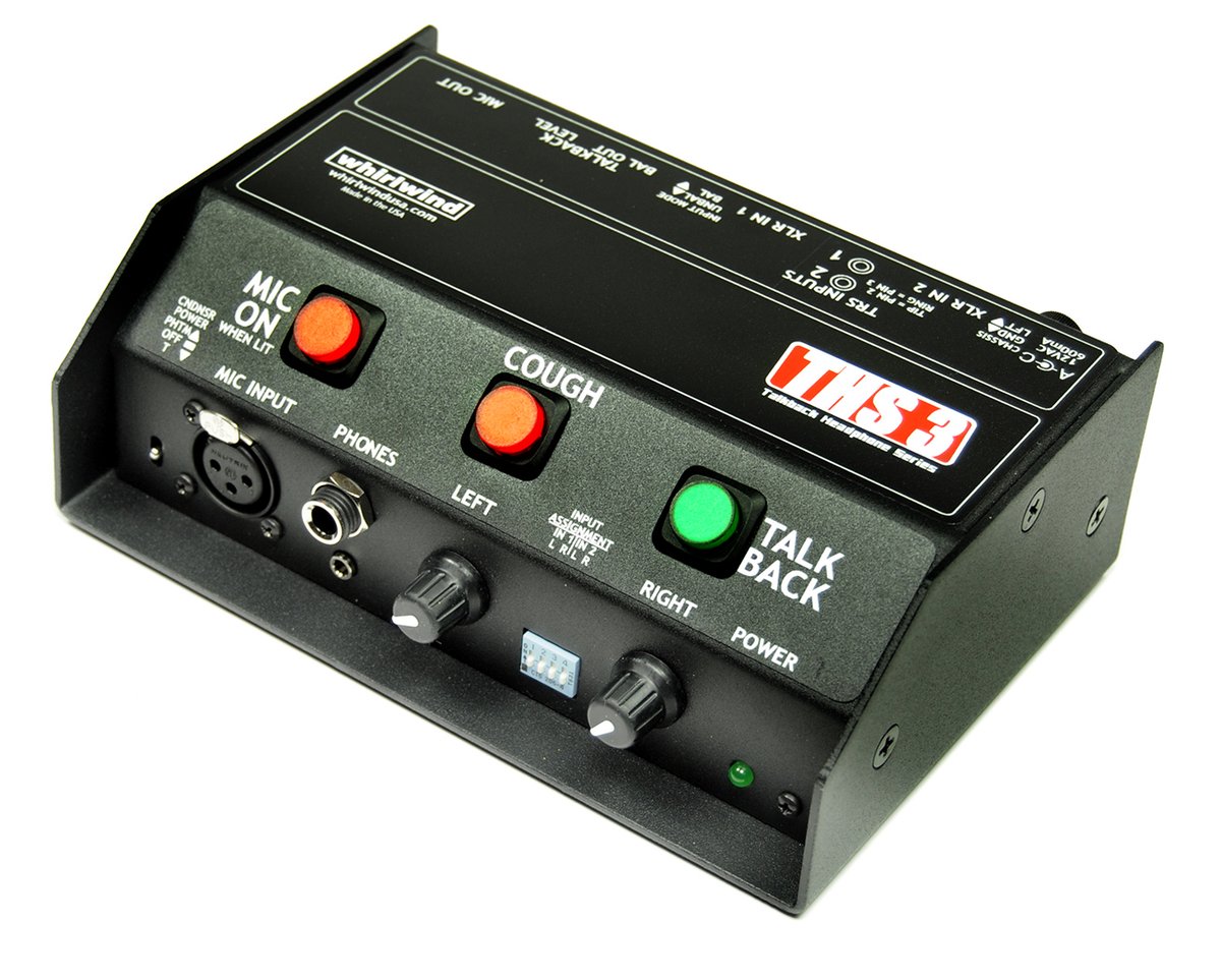 Whirlwind THS 3 Talkback Headphone Box