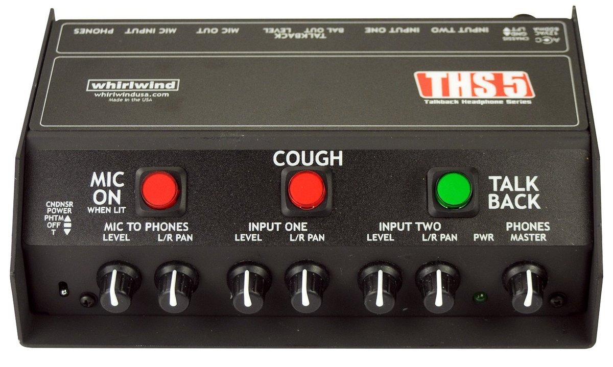 Whirlwind THS 5 Talkback Headphone Box - view 2