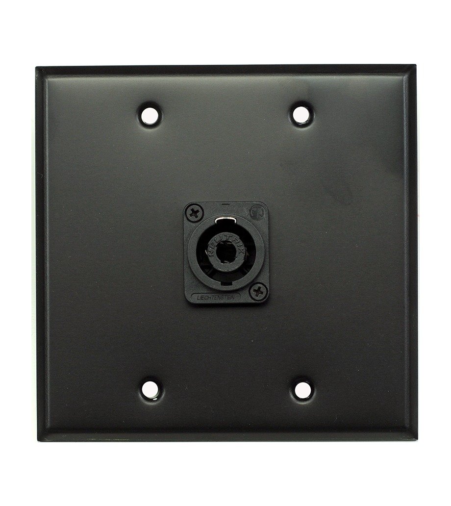 Whirlwind WP2B/1NL4 Wall Plate, One Neutrik NL4