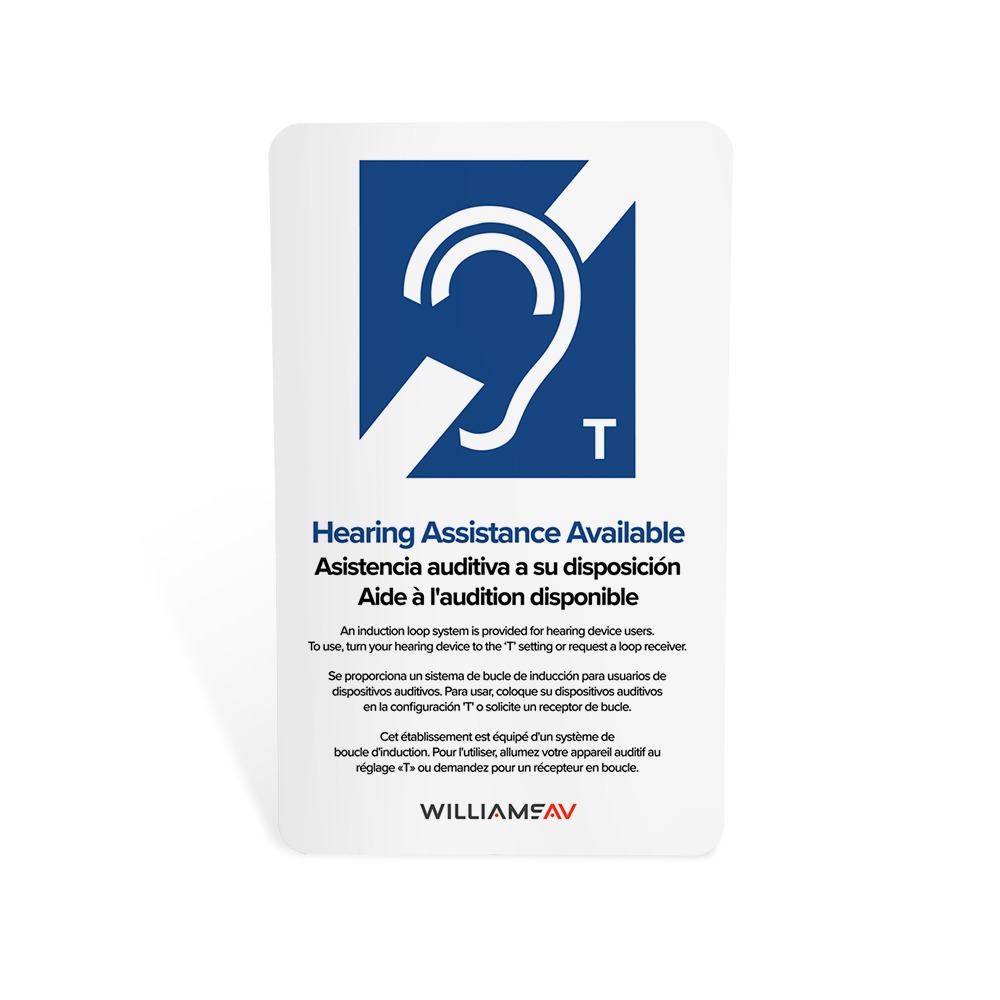 Williams AV Digi-Loop Medium Area, Dual Channel Hearing Loop System - view 8