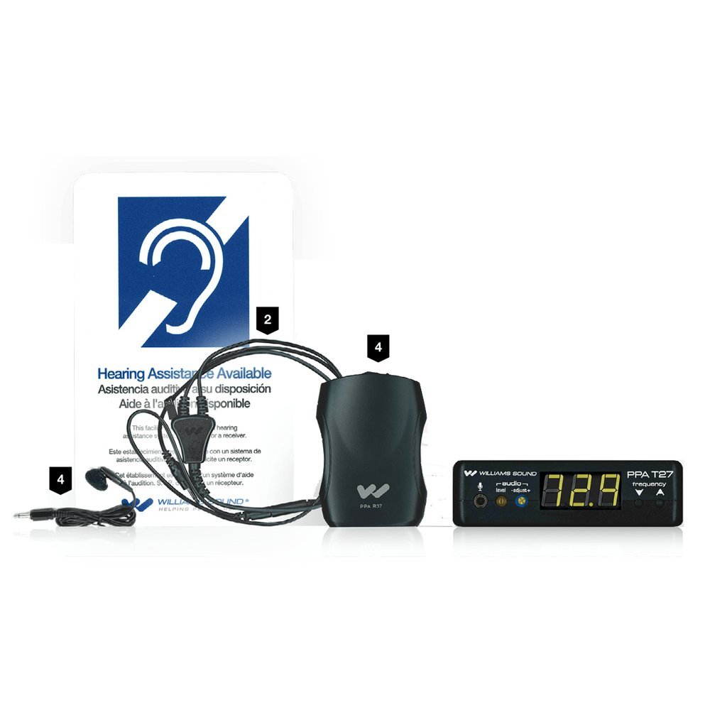 Williams AV Personal FM Value Pack System (with earbud)