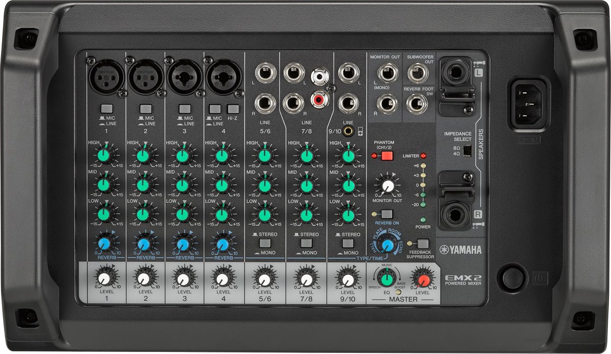 Yamaha EMX2 Powered Mixer - view 2