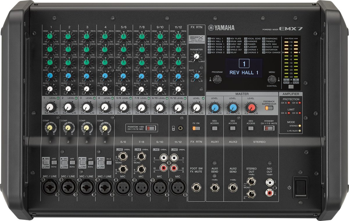 Yamaha EMX Powered Mixer - view 2