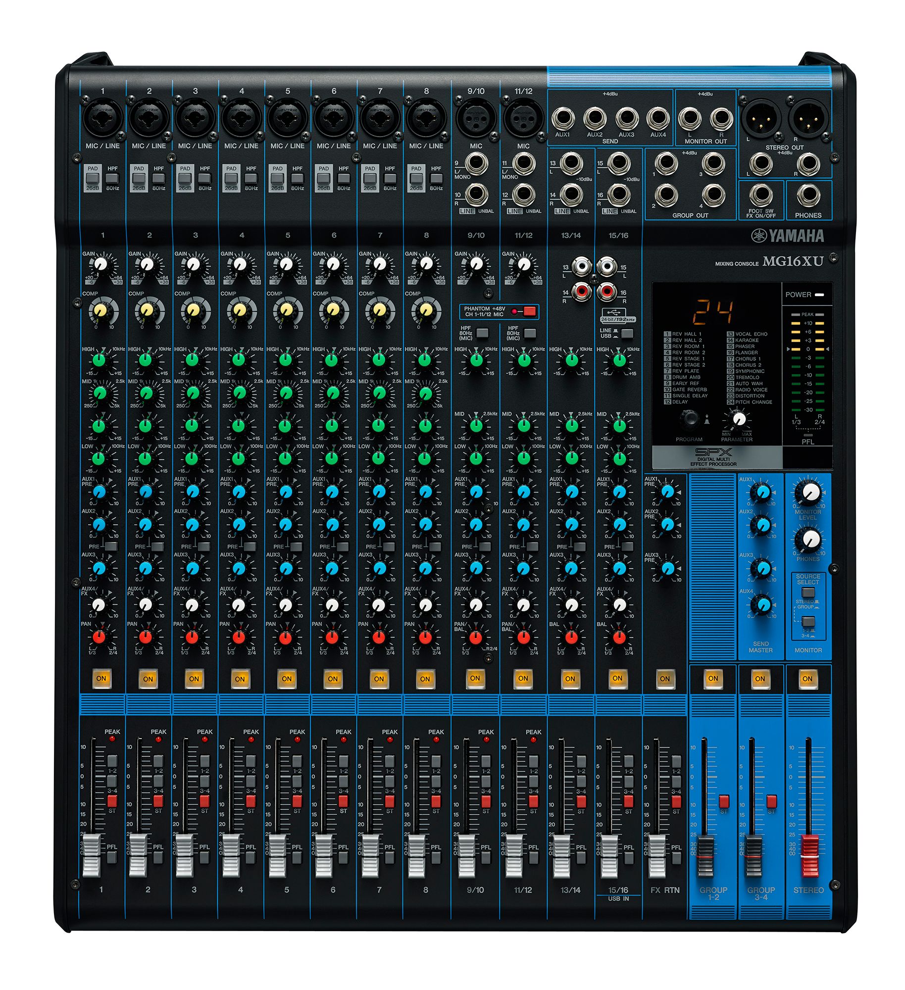 Yamaha MG16 16-Channel Mixing Console - view 3