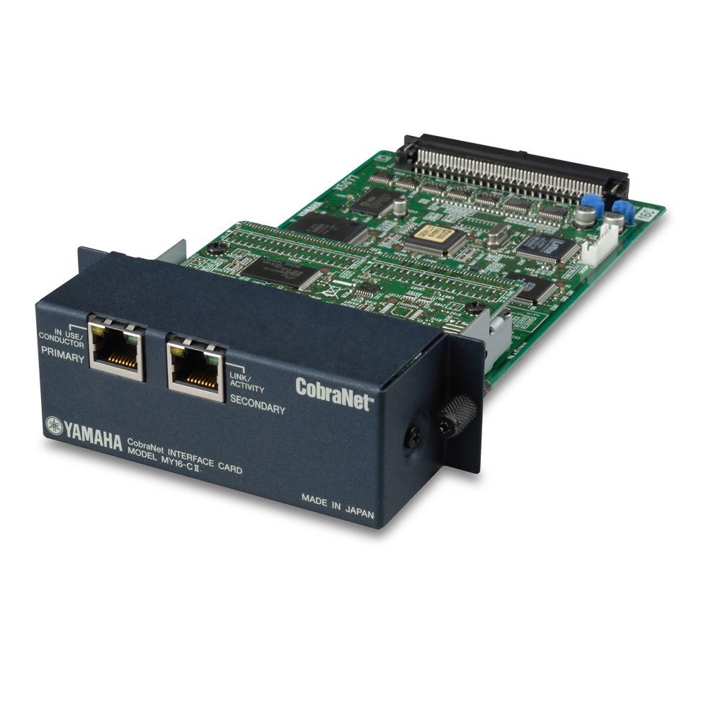 Yamaha MY16-CII 16-Channel CobraNet Network I/O Card product image