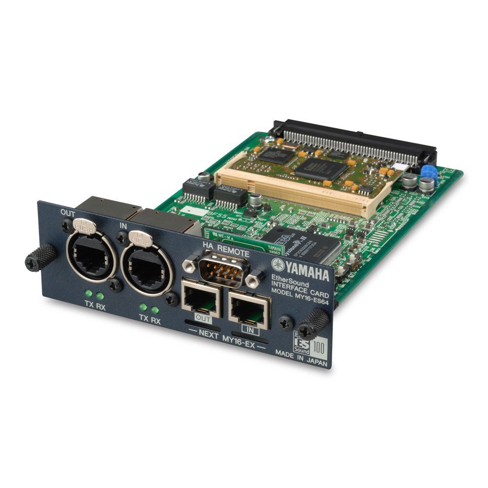 MY16-ES64 16-Channel EtherSound Network I/O Card