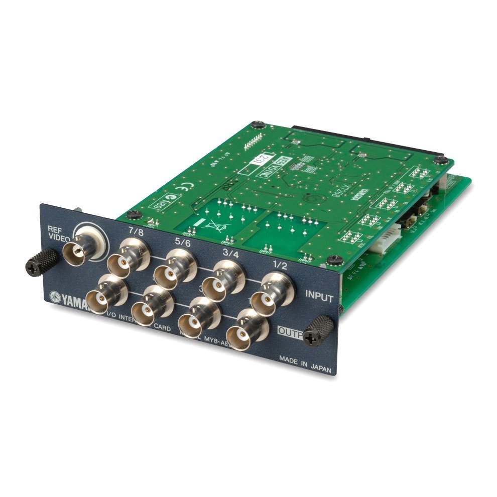 MY8-AEB 8-Channel AES/EBU I/O Card with REF Video Input