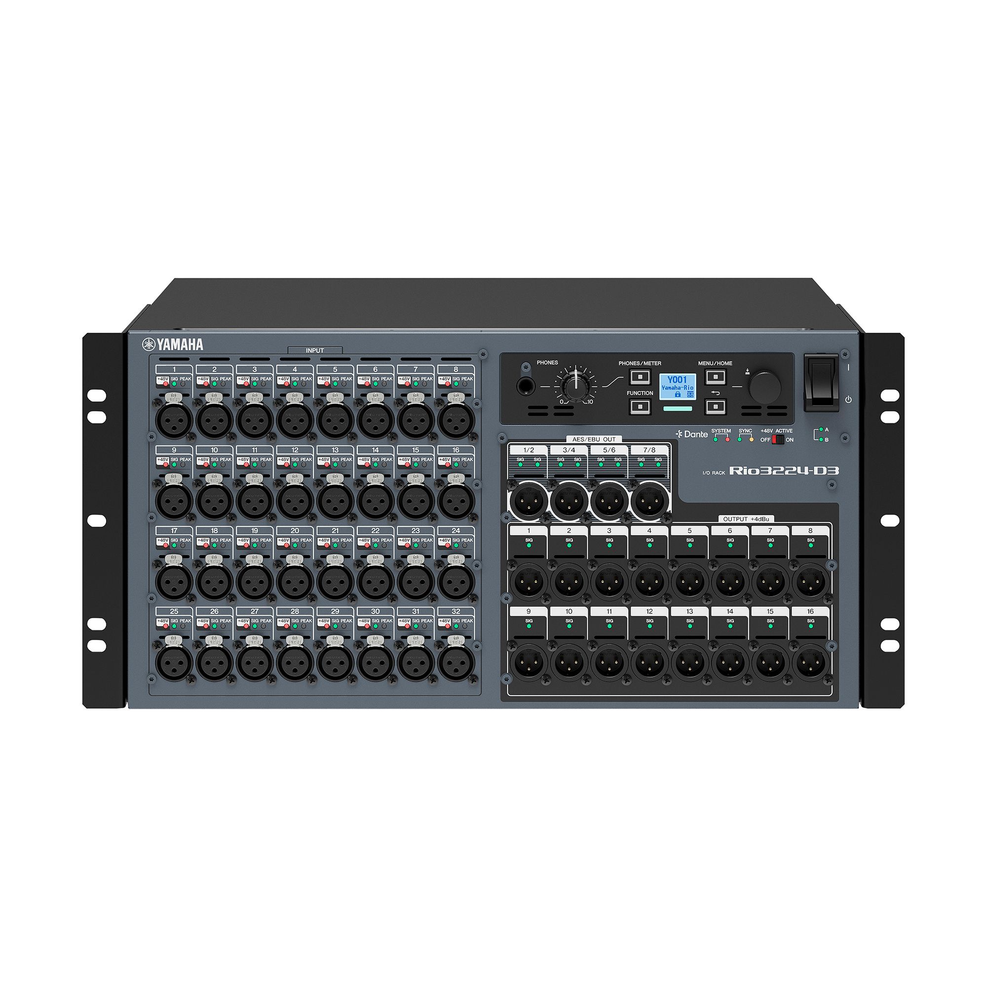Yamaha Rio/Tio Series Dante I/O Rack - view 3