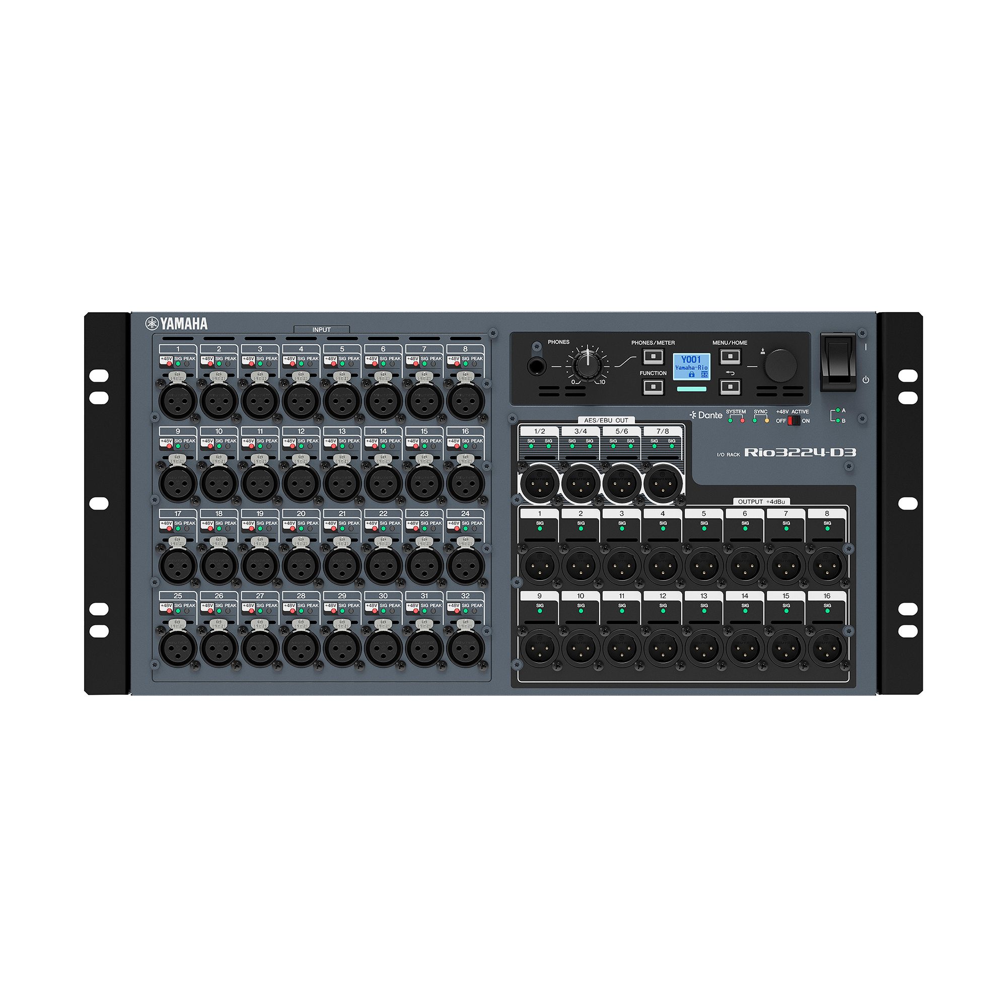 Yamaha Rio/Tio Series Dante I/O Rack - view 4