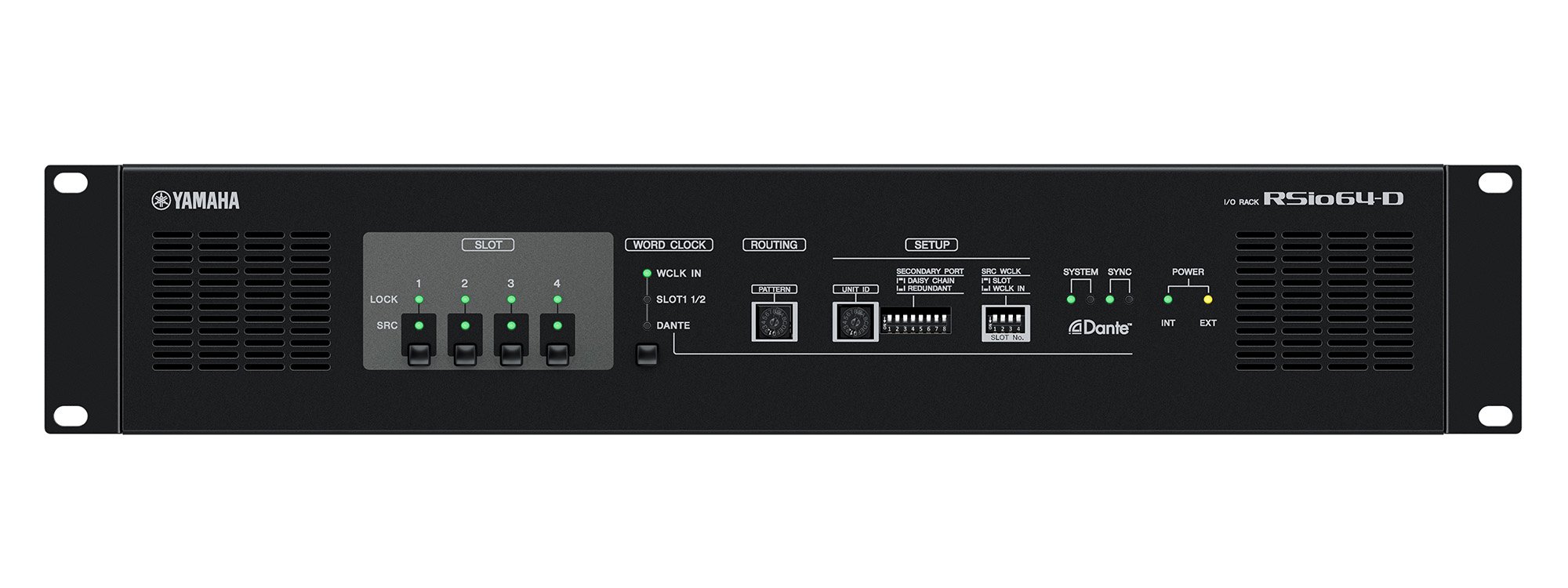 Yamaha Dante Interface Cards and Format Converters - NY64-D, DANTE-MY16-AUD2, AIC128-D, RSio64-D, RMio64-D - view 3