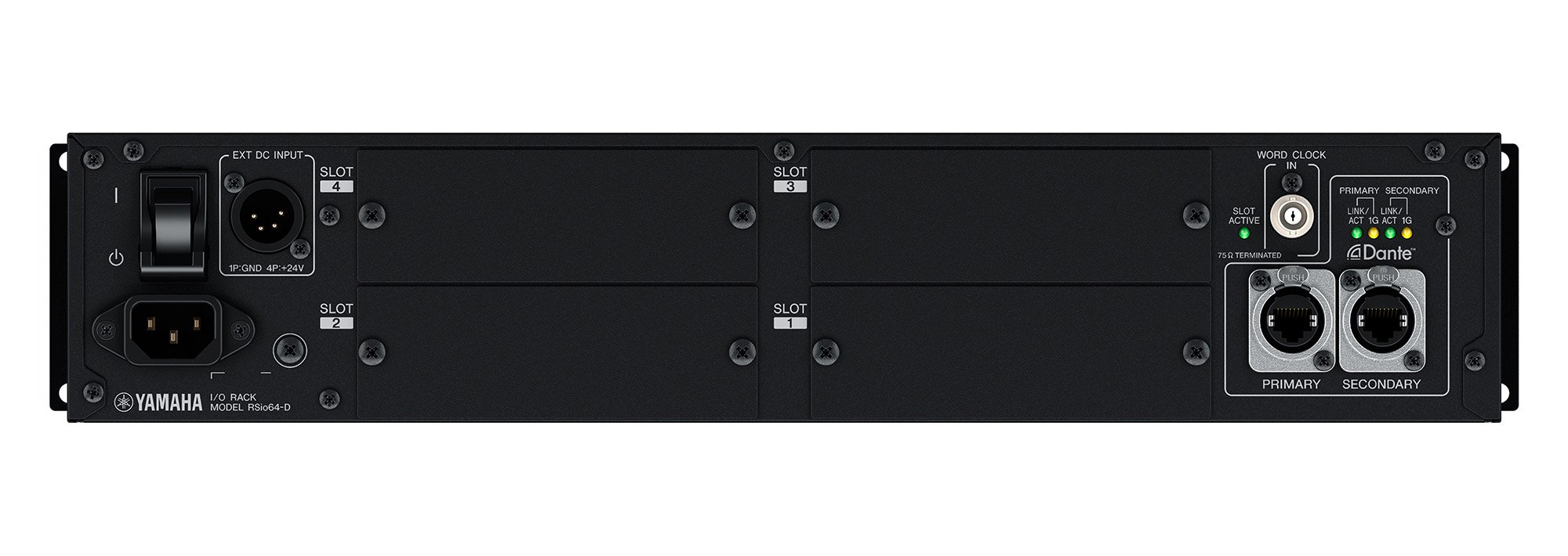 Yamaha Dante Interface Cards and Format Converters - NY64-D, DANTE-MY16-AUD2, AIC128-D, RSio64-D, RMio64-D - view 6
