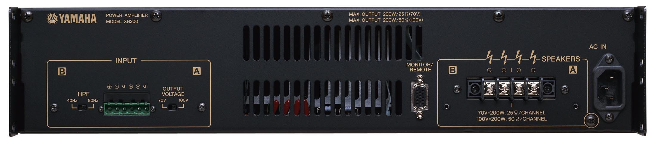Yamaha XH200 Power Amplifier - view 4