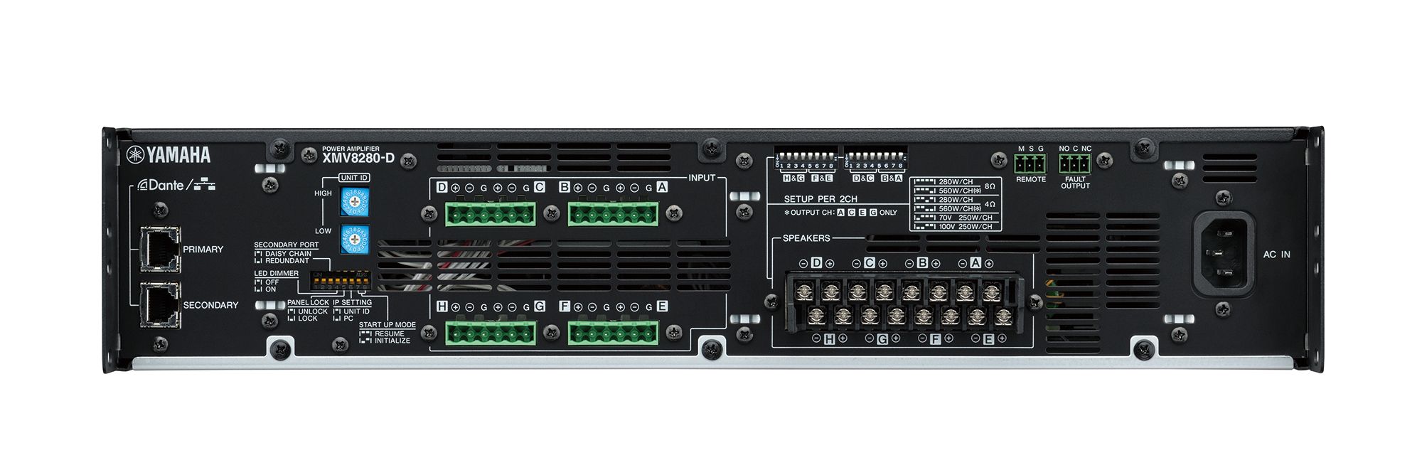 Yamaha XMV Series Multi-Channel Power Amplifier - view 2