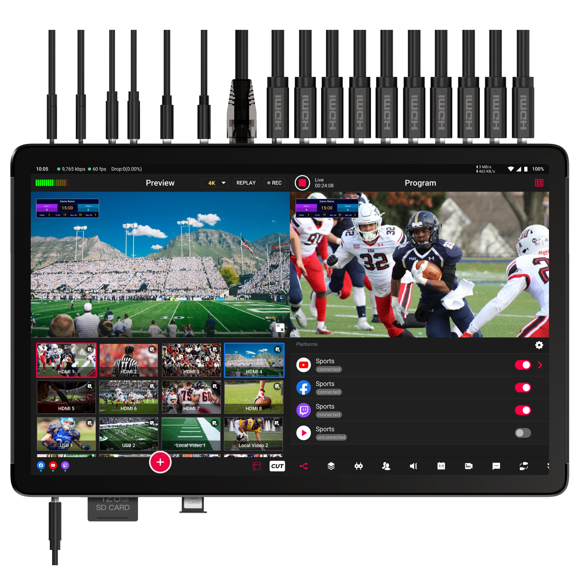 YoloBox YoloLiv YoloBox Extreme True 4K All-In-One Switcher - view 2