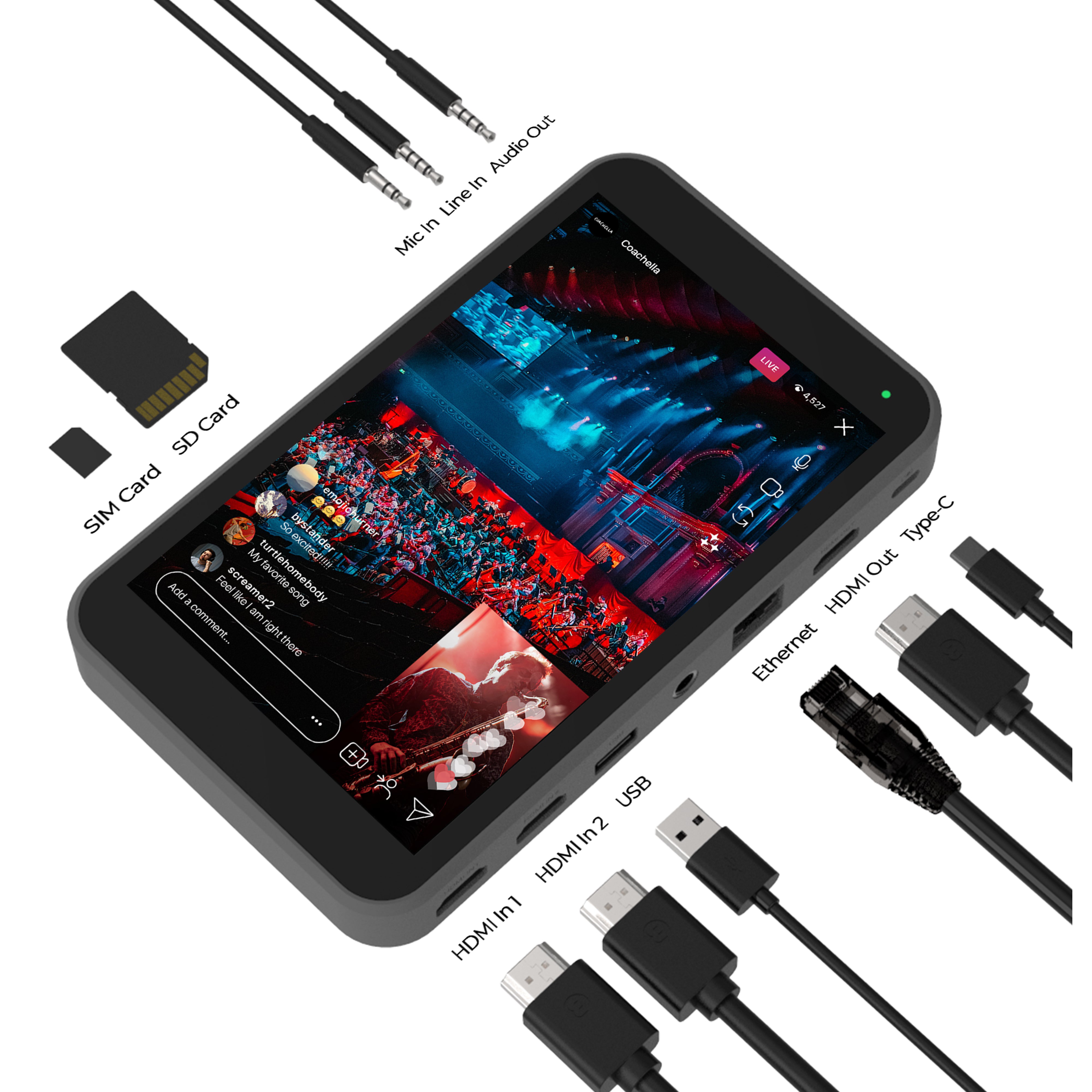 YoloBox YoloLiv Instream Vertical Live Streaming Studio - view 2